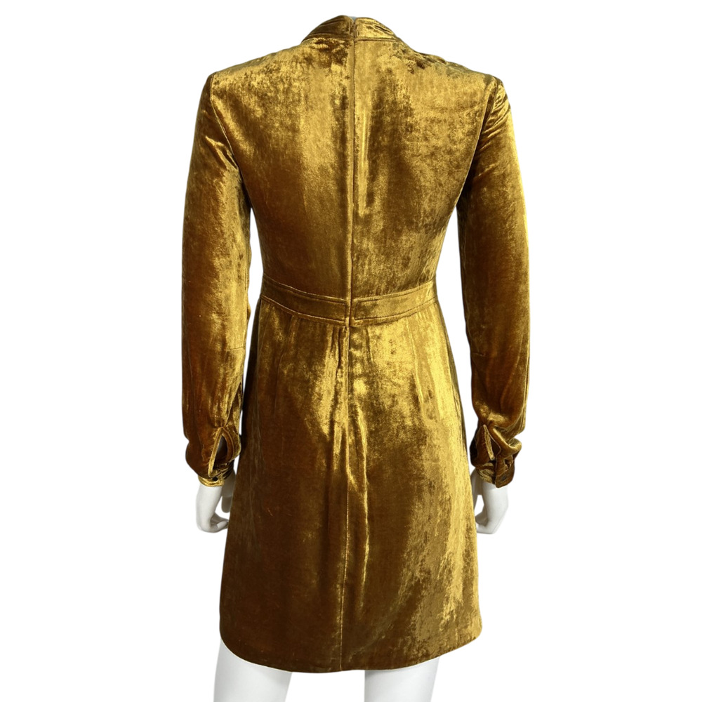 A.L.C. Velvet Gold Gemma Dress Size 2 - Picture 2 of 3
